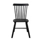 Levede 6x Dining Chairs Kitchen Winsor Black