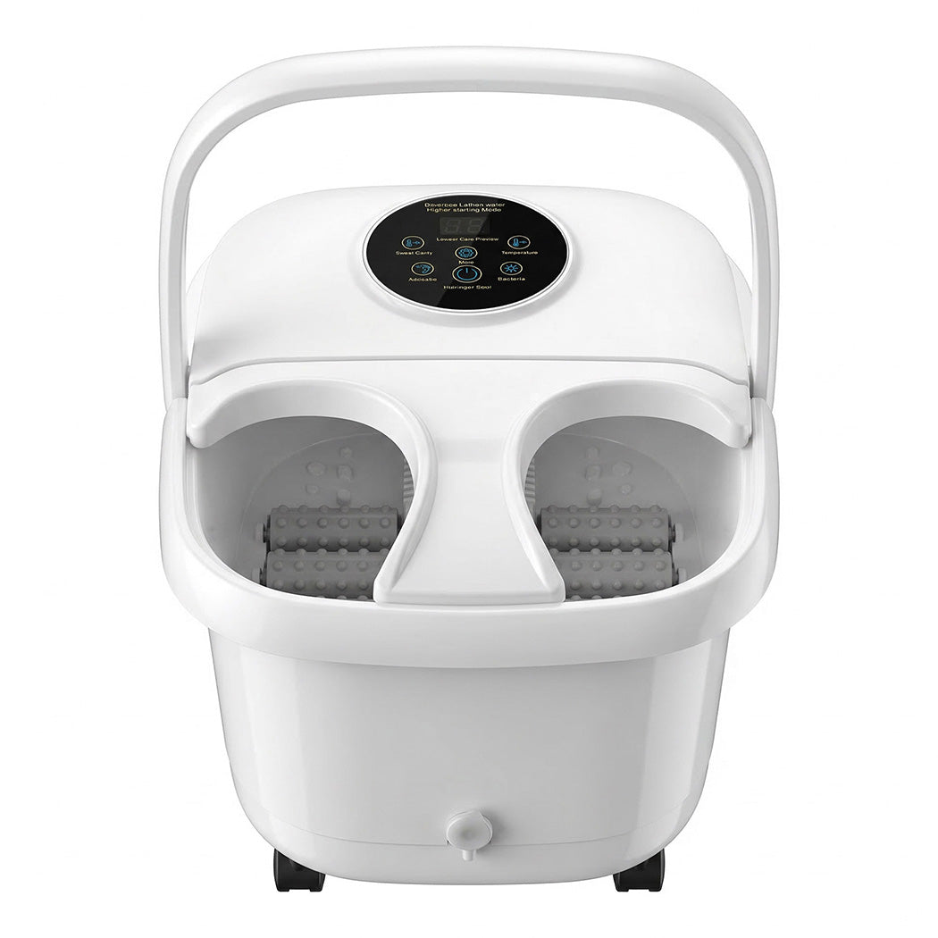 Spector Electric Foot Spa Massager Heated Bubble Foot Bath Pedicure Roller Spa
