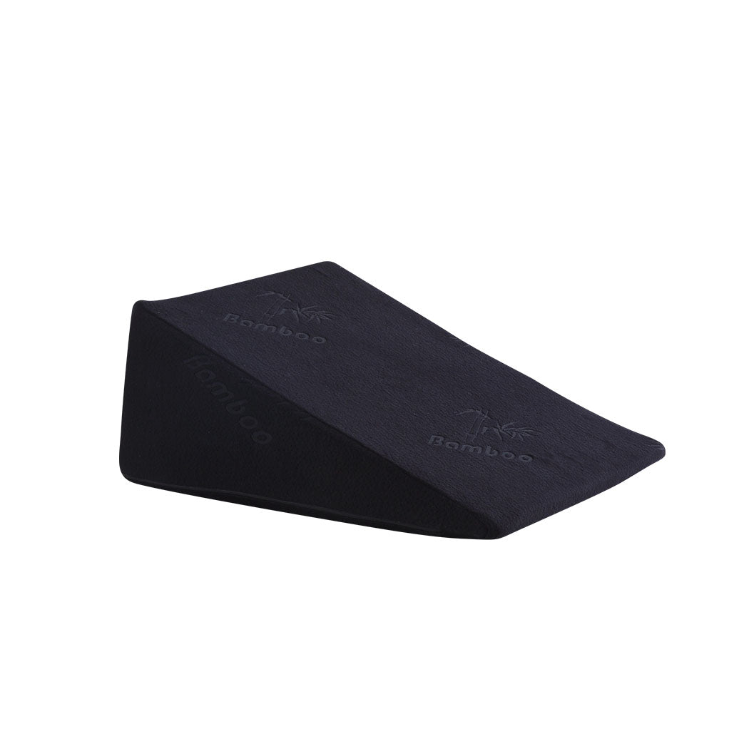 Cool Gel Memory Foam Bed Wedge Pillow With Cover