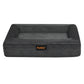Pawz XL Size Orthopedic Dog Bed with Corduroy Removable Cover Waterproof Washable Grey