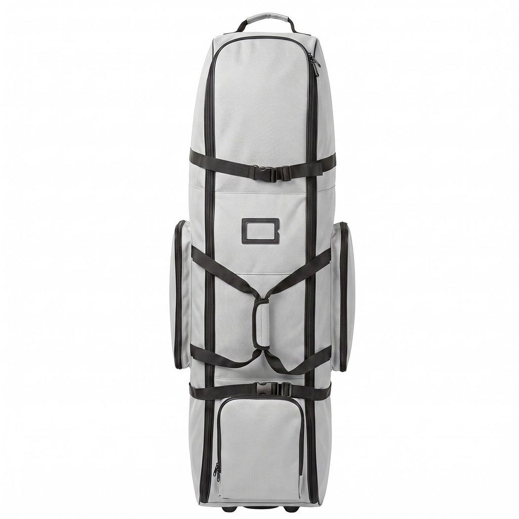 Centra Golf Travel Bag Padded Reinforced Wheels 900D Oxford for Airline,Grey