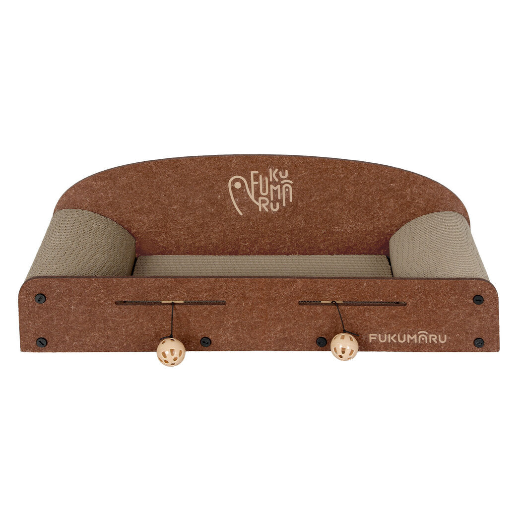 Pawz Cat Scratching Board Corrugated Cardboard 2 Balls