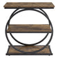 Levede Narrow Side Table 3 Tiers End Table Adjustable Sofa Side Table Bedroom