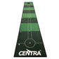 Centra Golf Putting Mat 3m Indoor Practice Non Slip Backing for Office Green