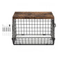 Toque Fruit Snack Storage Basket 2PCS Stackable Wall Mounted Kitchen Wood Lid