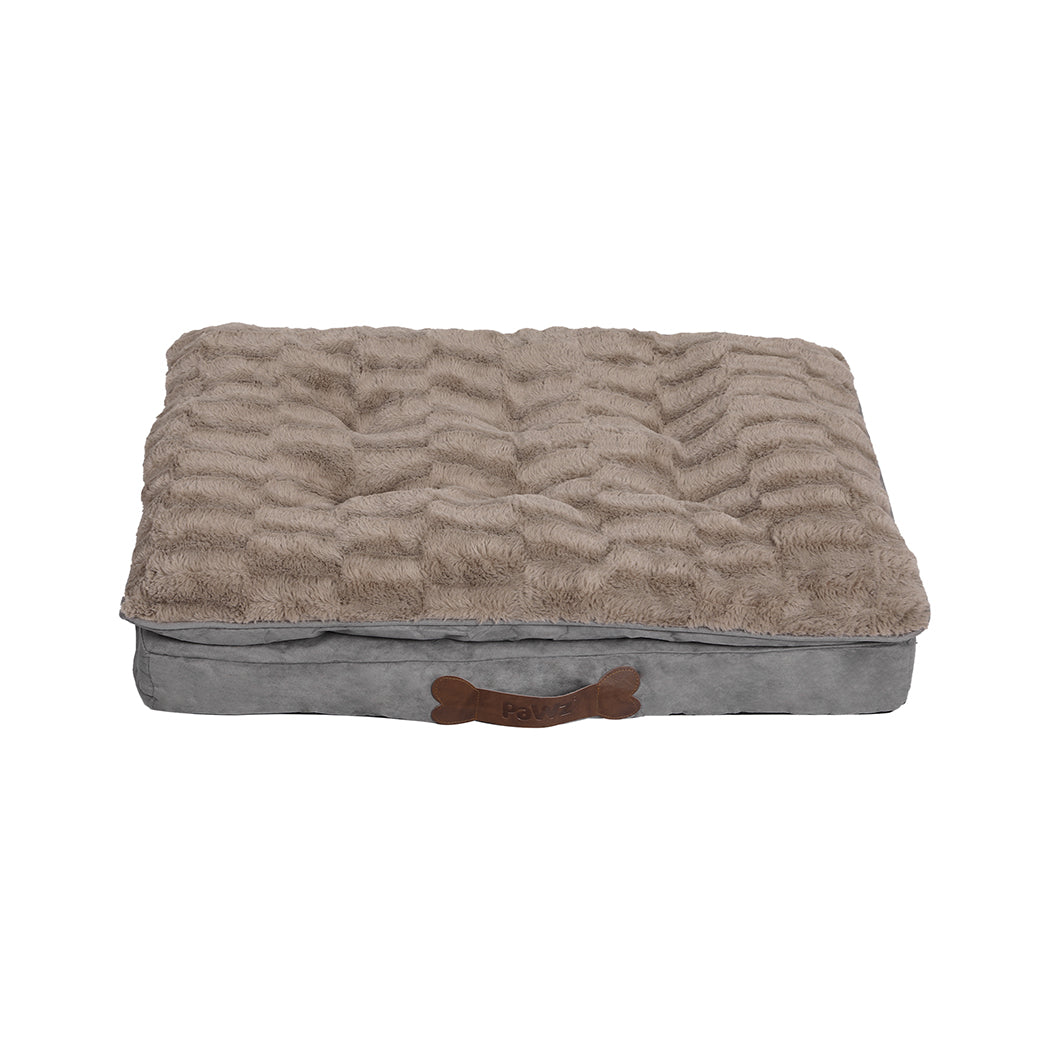 PaWz Dog Calming Bed Pet Cat Removable S Khaki Small