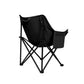 Levede Folding Camping Moon Chair Lightweight Black