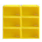 Stacked Sneaker Display Case 6x Clear Yellow