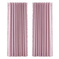 Marlow Blackout Curtains Pink 2 Panels Thermal Insulated Pom Pom 132cm x 213cm