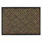 Marlow Front Door Mat 60x90cm Thickened Non Slip Grass Scrape Garden Brown
