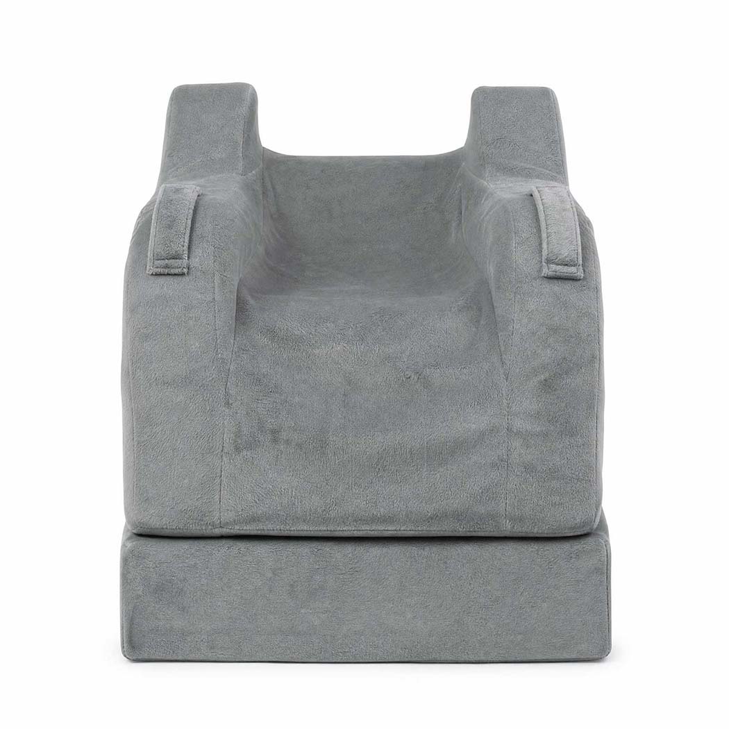 DreamZ Leg Elevation Pillow After Surgery Gel Memory Foam Single Leg Grey