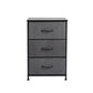 Levede Storage Cabinet Tower Chest Dark Grey