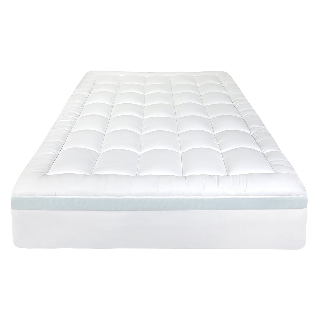 Dreamz Gel Memory Foam Mattress Topper 8cm Queen Size