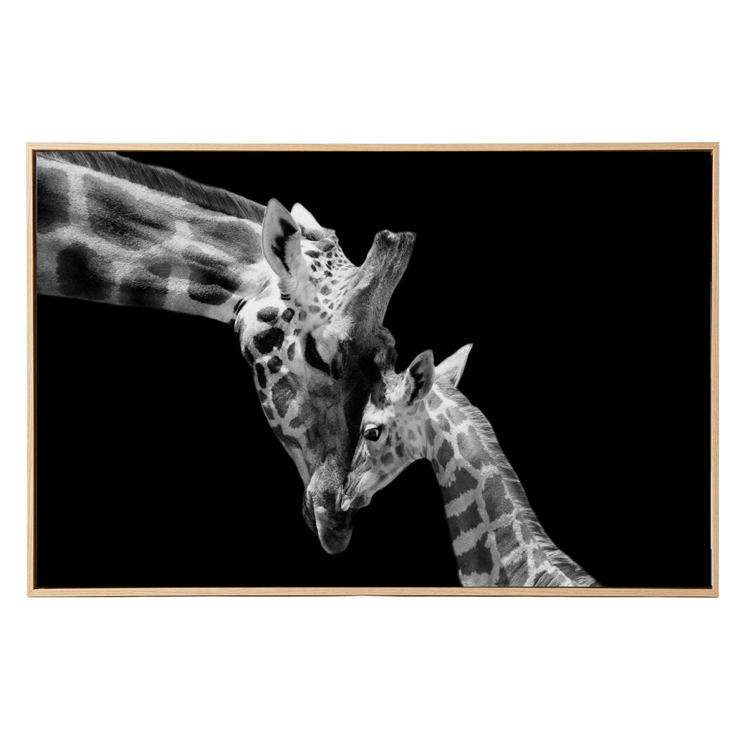 Yezi Animal Wall Art Canvas Modern Abstract 80×120cm Framed Artwork Home Decor