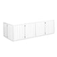 PaWz Wooden Pet Gate Dog Fence Safety White 100 Pack