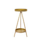 Levede Plant Stand 2 Tiers Outdoor Indoor Gold Medium