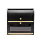 Toque Bread Bin Box 2 Tier Roll Top Bread Bin Kitchen Counter Storage Bamboo