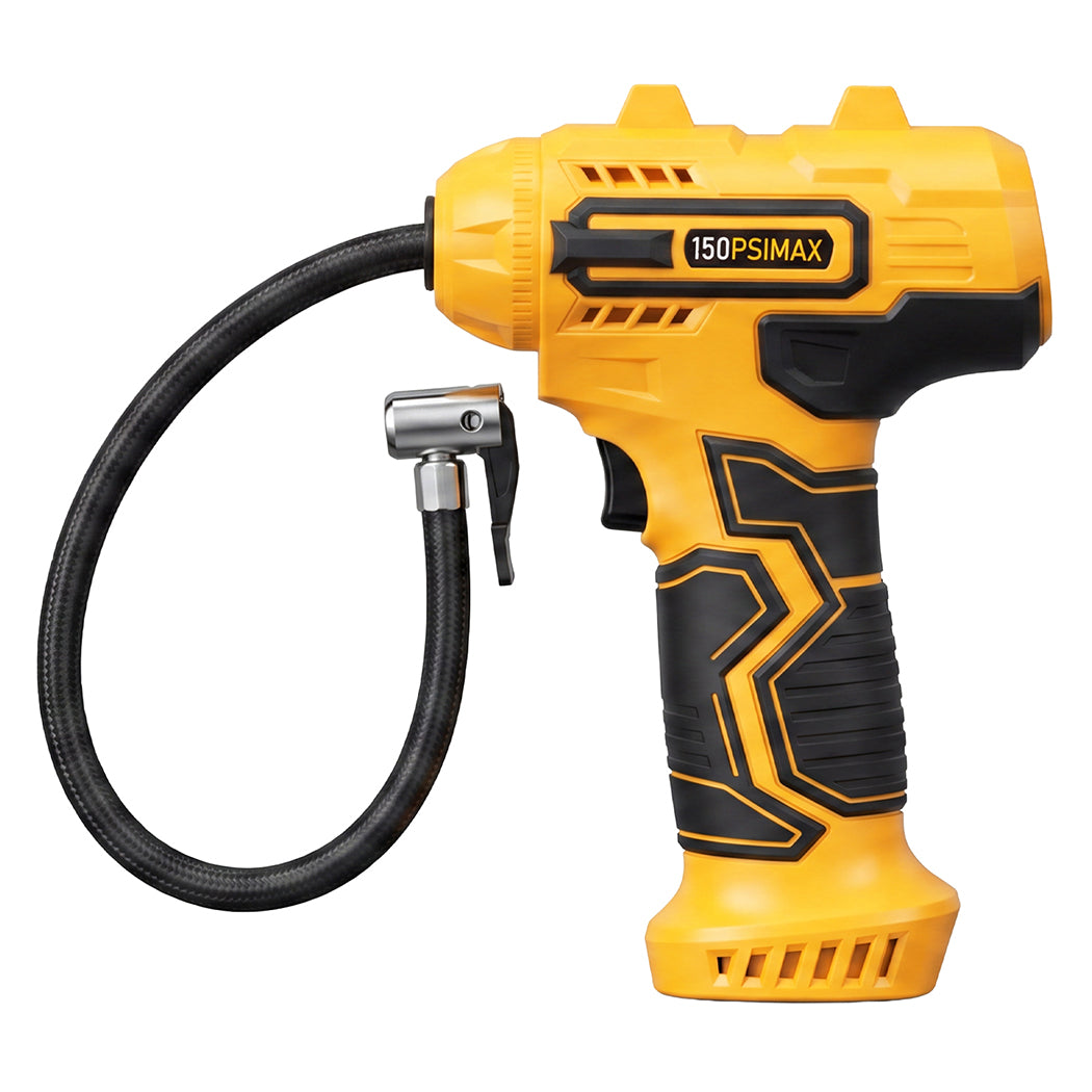 Traderight Cordless Tyre Inflator Air Car Compressor Pump LCD Digital Handheld