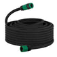 Traderight Soaker Hose 50M Deep Root Watering Even Flow for Garden Beds Black