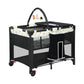 BoPeep Baby Cot Bed Crib Portable Bassinet Black