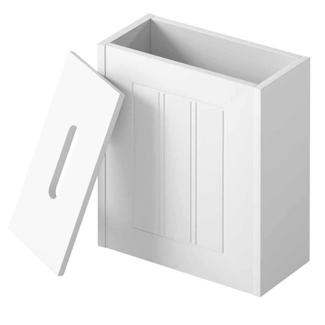 Levede Bathroom Storage Box Lid Slim Toilet Paper Storage Organiser Container