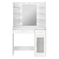 Levede Vanity Desk Makeup Mirror Storage Dressing Table