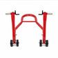 Monvelo Motorcycle Stand Heavy Duty 500KG Carbon Steel Lift Adjustable Fork Red