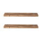 Levede 2Pcs Floating Shelves Wall Mounted Large