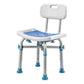 Levede Shower Chair Adjustable Height Safety Seat Bench Bathroom Safety Assist