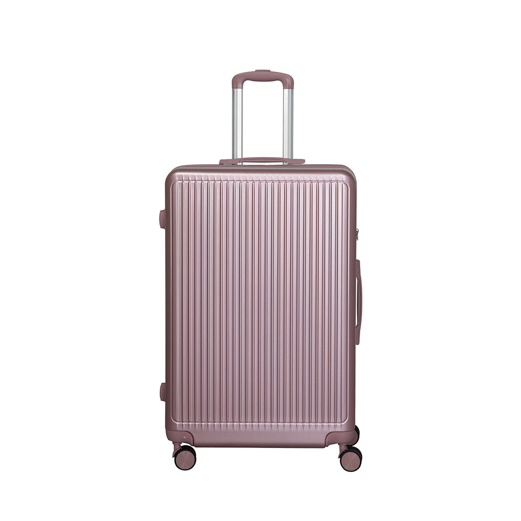 Slimbridge Luggage Suitcase Trolley Rose gold 4pc 14"+20"+24"+28"