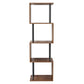 Levede Bookshelf 5 Tier Display Shelf Bookcase Storage Rack S-Shaped Anti-Tip