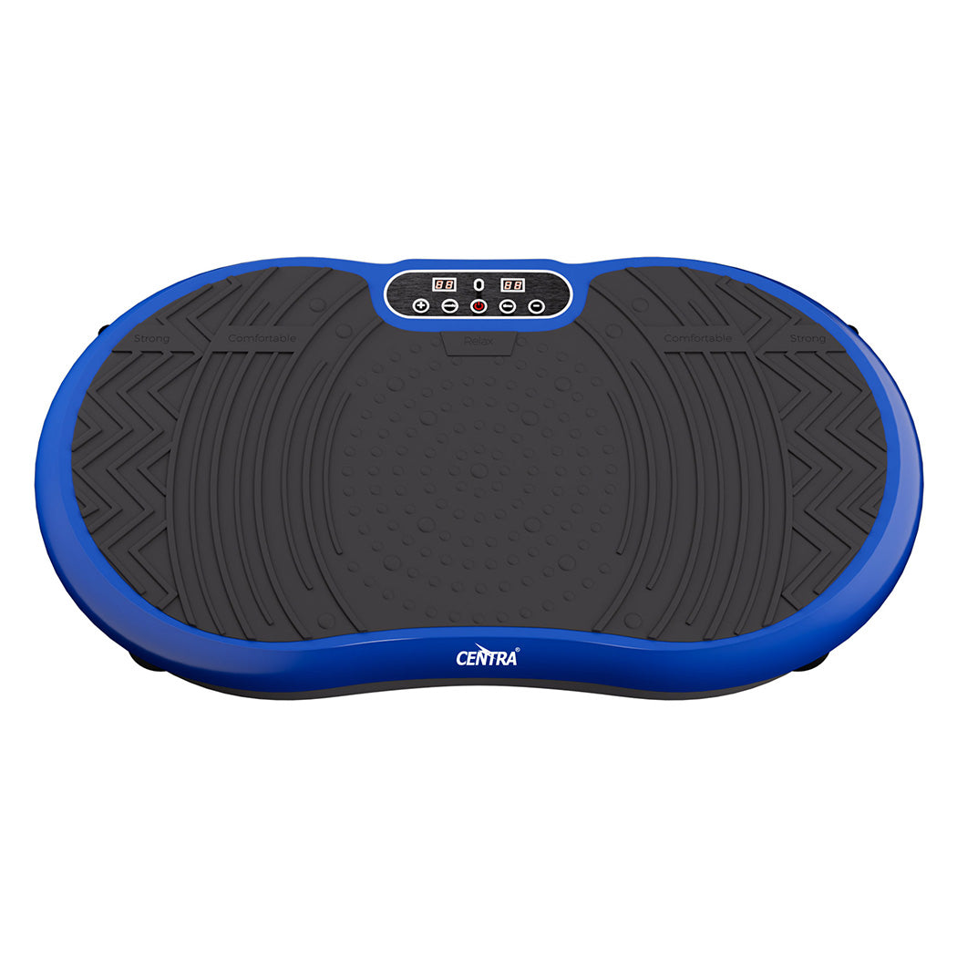 Centra Vibration Plate Train Exercise Machine Blue