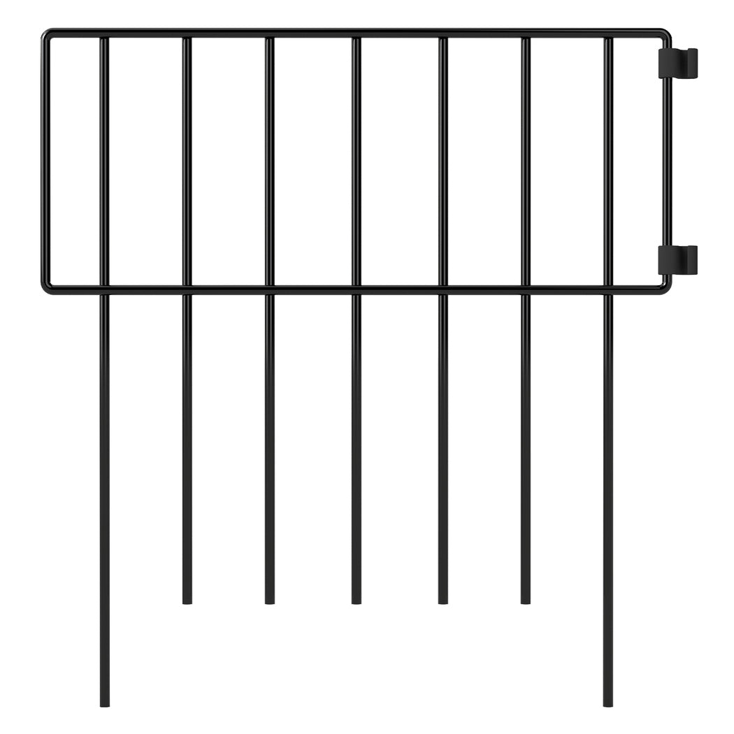 Mountview 10 Pcs Garden Fence Border Rustproof Metal
