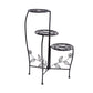 2X Wrought Iron Outdoor Indoor Flower Black 2 Pack