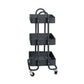 Levede 3 Tiers Kitchen Trolley Cart Grey