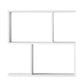 Levede Slim 2 Tier Narrow Side Table Bedside Nightstand