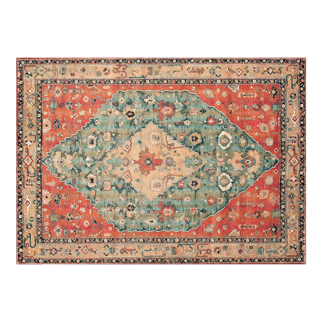 Marlow Floor Rug Vintage Polyester Washable Area Rugs