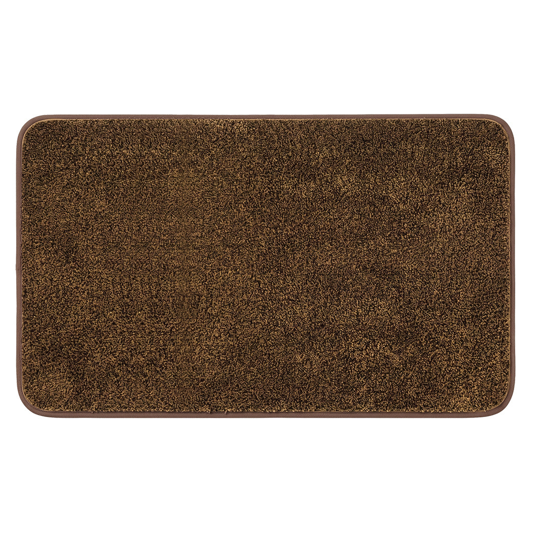 Marlow Door Mat Non Slip Absorbent Washable Pet Friendly for Entrance Brown