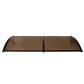 Mountview Window Door Awning Outdoor 1M X 2.4M Brown 1x2.4M