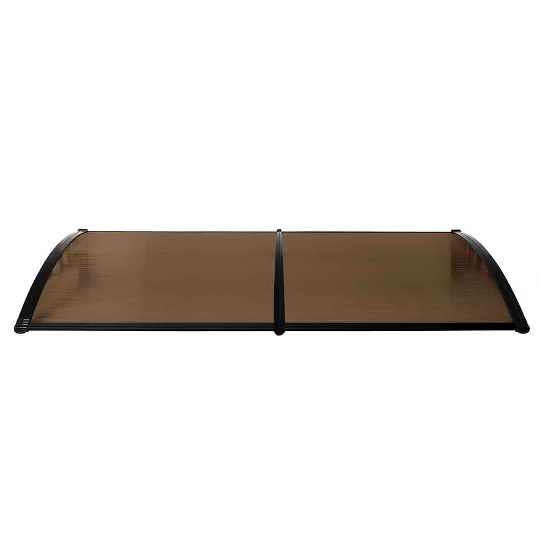 Mountview Window Door Awning Outdoor 1M X 2.4M Brown 1x2.4M