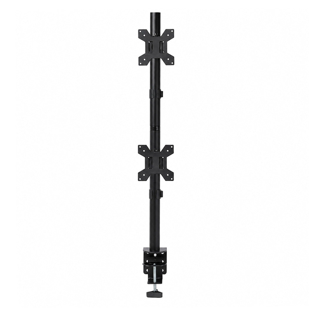 Levede Dual Monitor Arm Adjustable Stand Mount For 13-34 Inch Office Black
