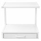 Levede 2 Tier Printer Stand Storage Shelf Desk Organiser Rack Drawer Office