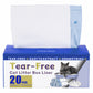 Pawz Cat Litter Bags 45 x 50cm 10kg 2Rolls 40ct Drawstring HDPE White Blue