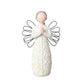 Levede Resin Thank You Gift Figurines Willow Texture Friendship Gift White