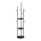 Levede Coat Rack Clothes Stand 8 Hook Organizer Black
