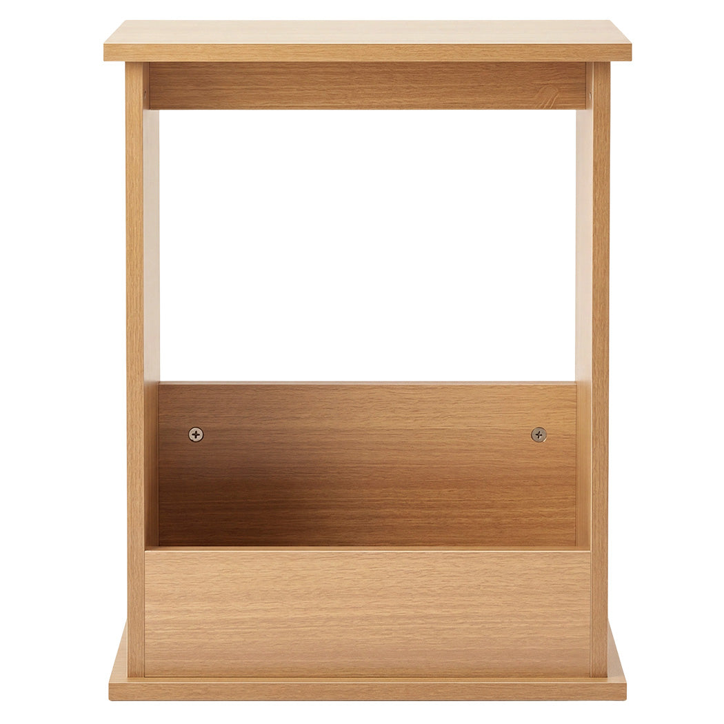 Levede Narrow Side Table Magazine Rack Slim End Bedside Storage Table Bedroom