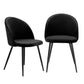 Levede 8x Dining Chairs Kitchen Cafe Black