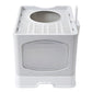 Pawz Large Cat Litter Box Foldable Top Entry Covered Litter Tray Scoop Grey