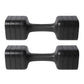 Centra Dumbbell Set Adjustable Dumbbells With TPU Grip For Home Gym Black 2pc