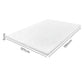 Dreamz Dual-layer Memory Foam Mattress Topper Double